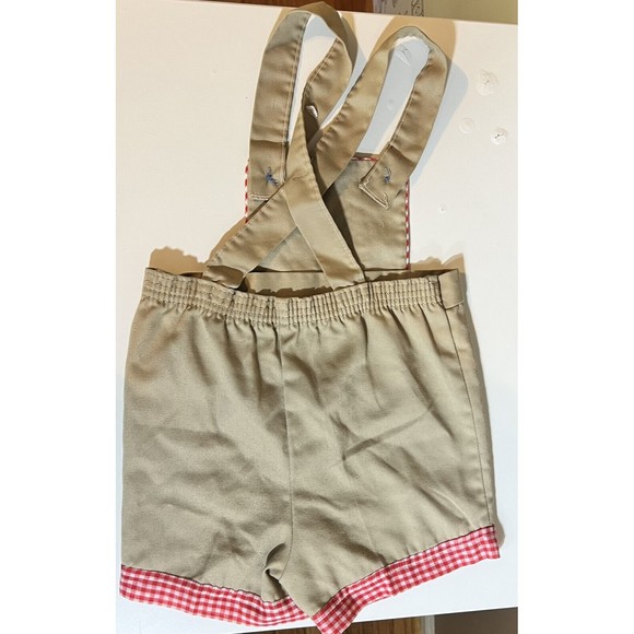 Vintage 1976 PADDINGTON BEAR by Thomas Embroidered Farm Bib Overalls No Size - Picture 3 of 6